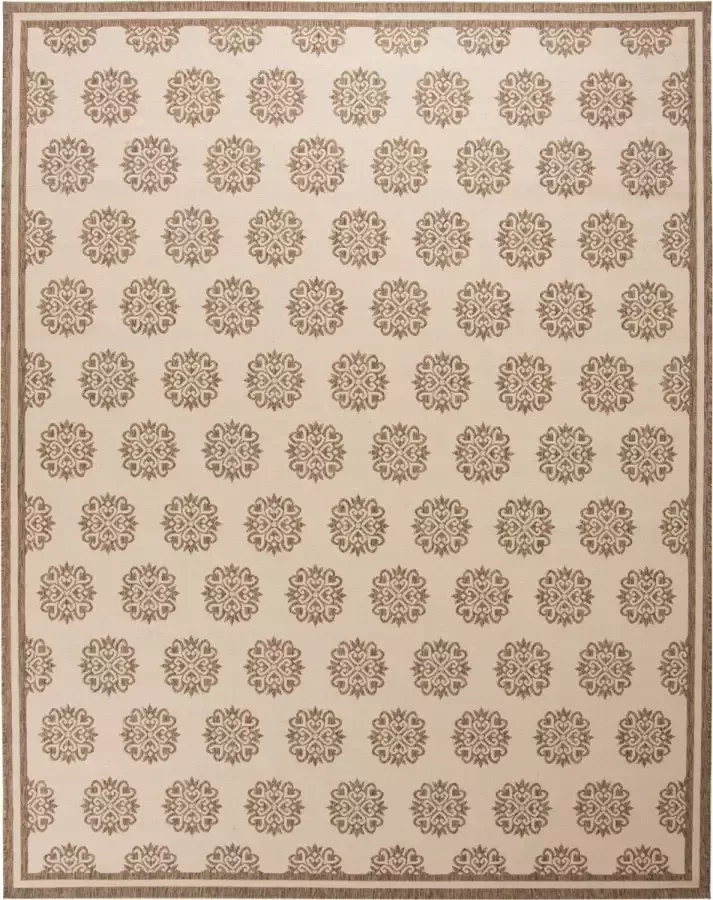 Safavieh Trellis Indoor Outdoor Geweven Vloerkleed Beachhouse Collectie BHS121 in Olijf & Crème 79 X 152 cm - Foto 3