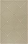Safavieh Geometrisch Geweven Binnen Outdoor Vloerkleed Beachhouse Collectie BHS123 in Crème & Groen 201 X 290 cm - Thumbnail 1