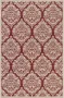 Safavieh Damask Indoor Outdoor Woven Area Rug Beachhouse Collectie BHS135 in Rood & Creme 122 X 183 cm - Thumbnail 3