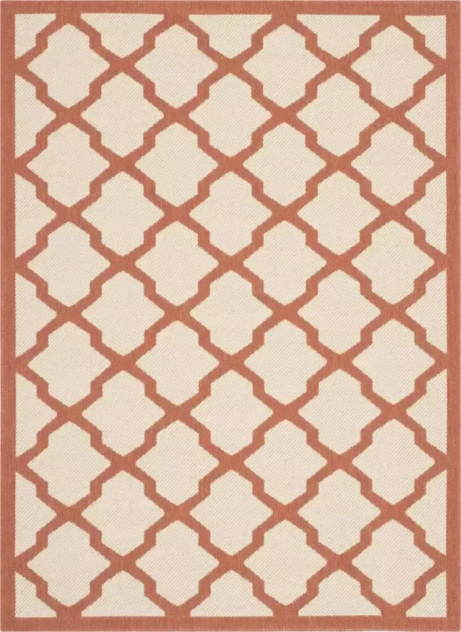 Safavieh Trellis Indoor Outdoor Woven Area Rug Courtyard Collection CY6903 in Navy & Beige 160 X 160 cm - Foto 2
