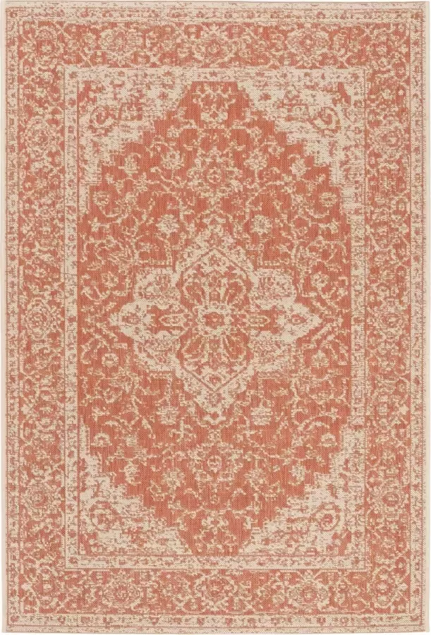 Safavieh Medallion Indoor Outdoor Geweven Vloerkleed Beachhouse Collectie BHS137 in Creme & Beige 201 X 290 cm - Foto 2