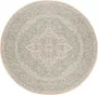 Safavieh Medallion Indoor Outdoor Geweven Gebiedsdeken Beachhouse Collectie BHS137 in Aqua & Crème 201 X 201 cm - Thumbnail 2