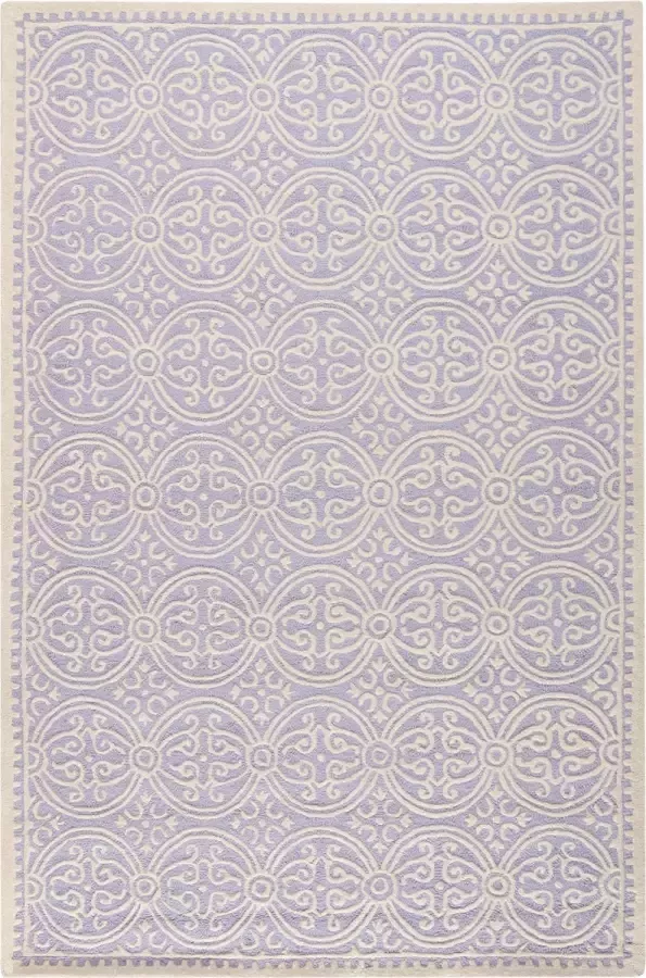 Safavieh Cambridge Area Lattice vloerkleed 152x243 cm Lavendel Ivoor