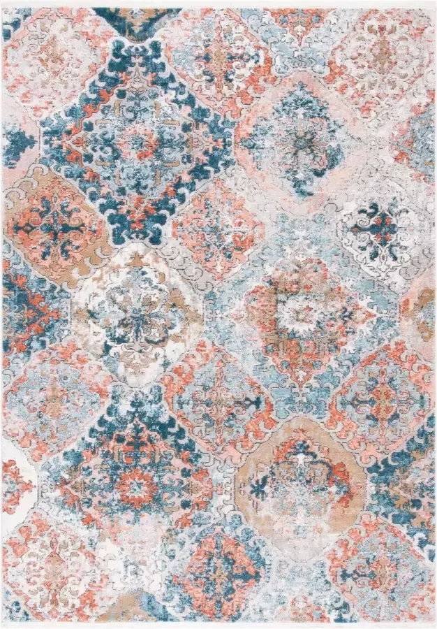 Safavieh Contemporary Indoor Woven Area Rug Shivan Collection SHV787 in Blue 122 X 183 cm