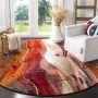 Safavieh Contemporary Woven Indoor Rug Glacier in Red 122 X 122 cm - Thumbnail 1