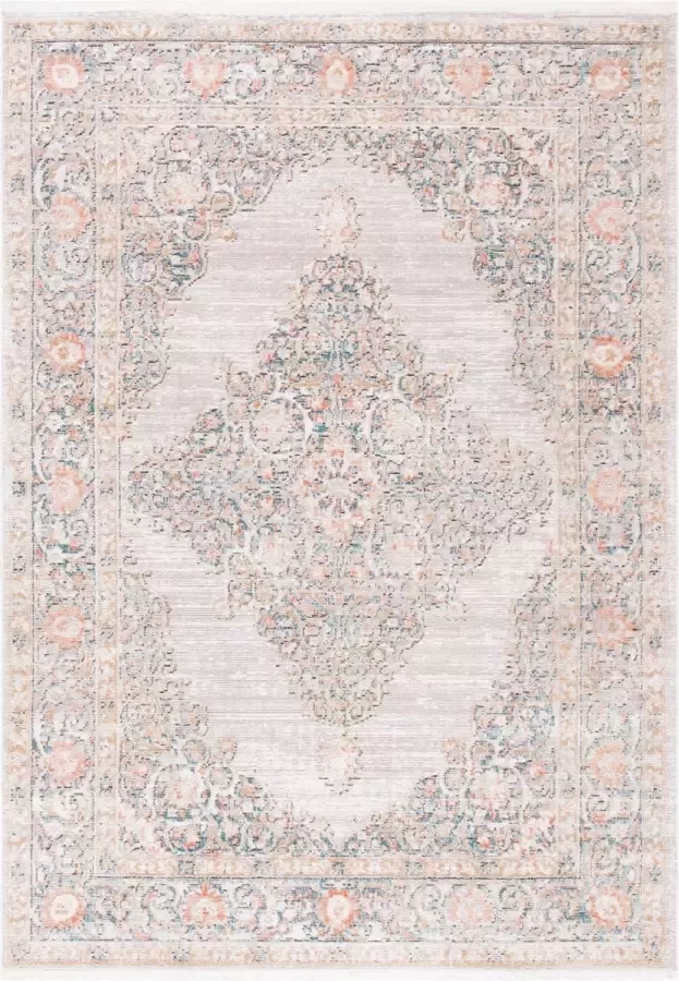 Safavieh Eigentijds Geweven Binnen Vloerkleed Shivan Collectie SHV726 in Grijs & Roos 160 X 229 cm