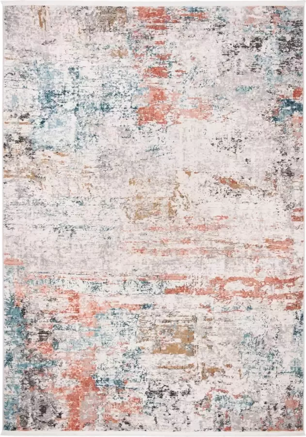 Safavieh Eigentijds Geweven Binnen Vloerkleed Shivan Collectie SHV728 in Grijs & Roze 160 X 229 cm