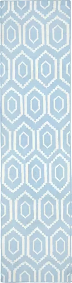 Safavieh Eigentijds Indoor Flatweave Vloerkleed Dhurrie Collectie DHU556 in Blauw & Ivoor 183 X 183 cm - Foto 2
