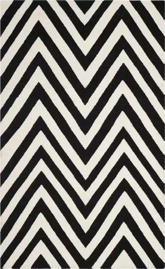 Safavieh Eigentijds Indoor Flatweave Vloerkleed Dhurrie Collectie DHU568 in Blauw & Ivoor 122 X 183 cm - Foto 2