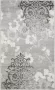 Safavieh Floral Glam Damask Indoor Geweven Vloerkleed Adirondack Collectie ADR114 in Zilver & Ivoor 155 X 229 cm - Thumbnail 1