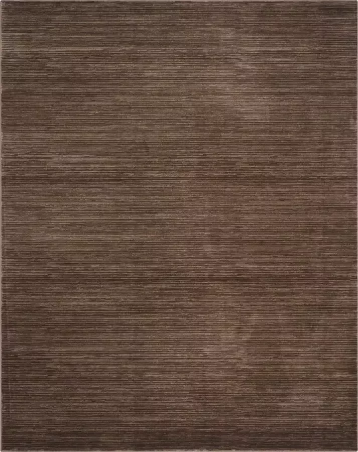 Safavieh Glam Solid Color Indoor Woven Area Rug Vision Collection VSN606 in bruin 244 X 305 cm