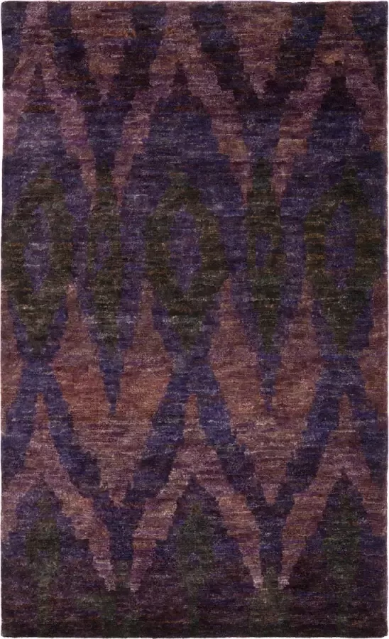 Safavieh Bohemian Indoor Handgeknoopt Vloerkleed Bohemiam Collectie TMF333 in Midnight Violet 122 X 183 cm
