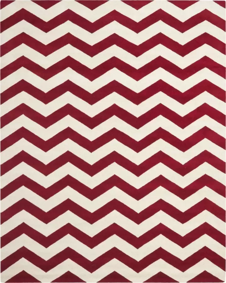 Safavieh Eigentijds Indoor Hand Getuft Vloerkleed Chatham Collectie CHT715 in Donkerblauw & Ivoor 213 X 213 cm - Foto 2