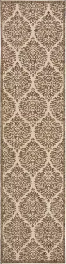 Safavieh Damask Indoor Outdoor Woven Area Rug Beachhouse Collectie BHS135 in Aqua & Cream 61 X 244 cm - Foto 3