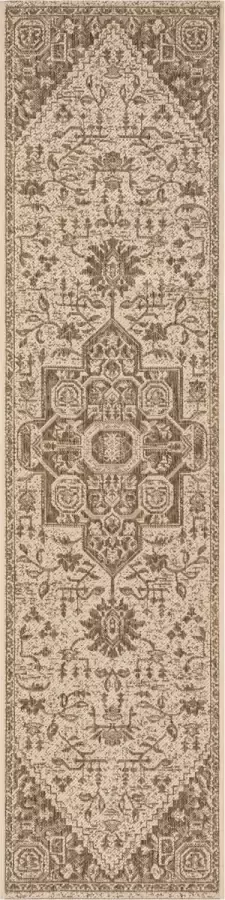 Safavieh Medallion Indoor Outdoor Geweven Vloerkleed Beachhouse Collectie BHS138 in Blauw & Creme 61 X 244 cm - Foto 2