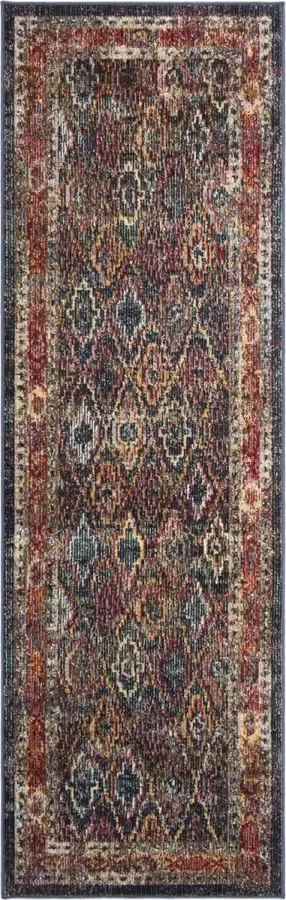 Safavieh Klassiek Perzisch Indoor Geweven Vloerkleed Harmony Collectie HMY407 in Navy & Goud 66 X 213 cm