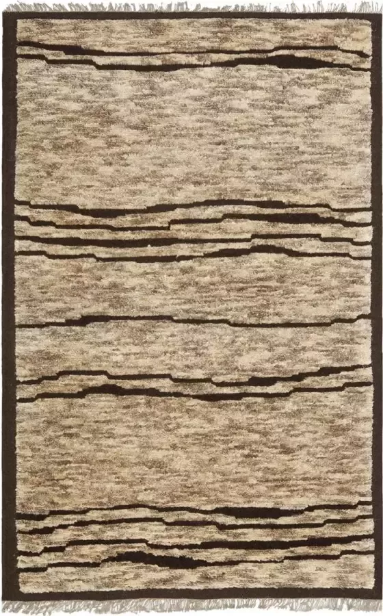 Safavieh Marokkaans Indoor Handgeknoopt Tapijt Tanger Collectie TGR644 in Bruin & Multi 152 X 244 cm