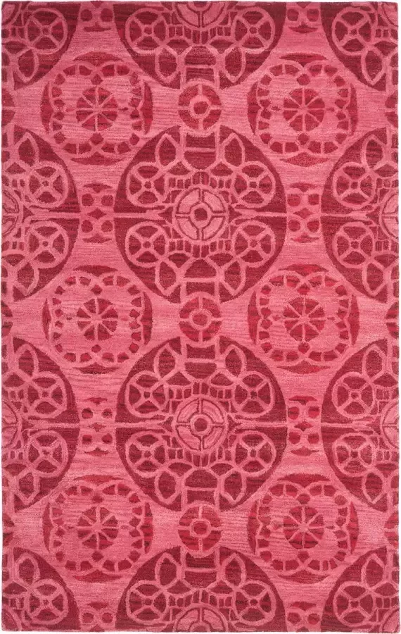 Safavieh Medallion Indoor handgetuft vloerkleed Wyndham Collection WYD376 in turkoois & groen 122 X 183 cm - Foto 3