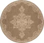 Safavieh Medallion Indoor Outdoor Geweven Gebiedsdeken Beachhouse Collectie BHS180 in Crème & Beige 201 X 201 cm - Thumbnail 1