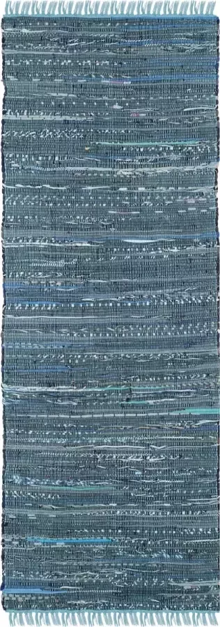 Safavieh Modern Indoor Flatweave Vloerkleed Rag Rug Collection RAR121 in Blue & Multi 69 X 183 cm