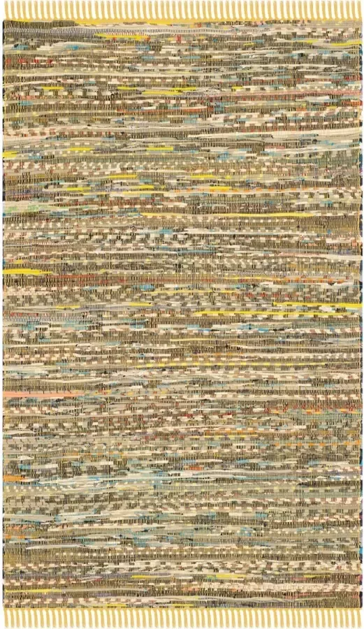 Safavieh Modern Indoor Flatweave Vloerkleed Rag Rug Collection RAR121 in Geel & Multi 91 X 152 cm