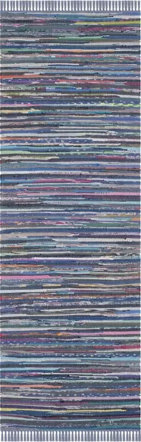 Safavieh Modern Indoor Flatweave Vloerkleed Rag Rug Collection RAR121 in Paars & Multi 69 X 183 cm