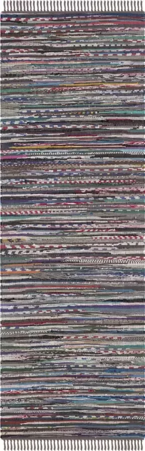 Safavieh Modern Indoor Flatweave Vloerkleed Rag Rug Collection RAR121 in Rust & Multi 69 X 183 cm