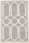 Safavieh Modern Indoor Hand Getuft Vloerkleed Cambridge Collectie CAM138 in Zilver & Ivoor 61 X 91 cm - Thumbnail 1