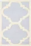 Safavieh Modern Indoor Handgetuft Vloerkleed Cambridge Collectie CAM140 in Lichtblauw & Ivoor 61 X 91 cm - Thumbnail 1