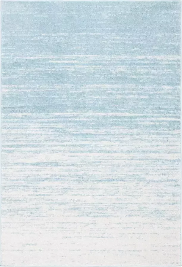 Safavieh Modern Ombre Vloerkleed voor Binnengebruik Adirondack Collectie ADR113 in Aqua & Ivoor 165 X 231 cm