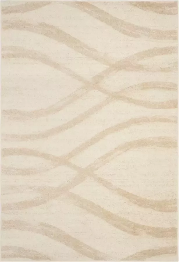Safavieh Modern Wave Distressed Woven Indoor Rug Adirondack in Ivory 91 X 152 cm
