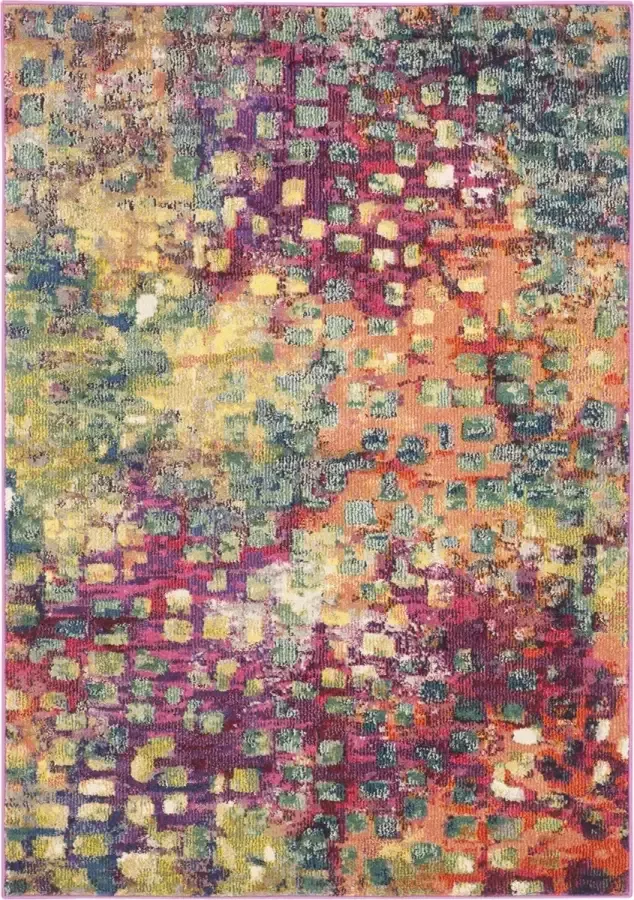 Safavieh Monaco vloerkleed 120x180 cm Roze meerkleurig Abstract