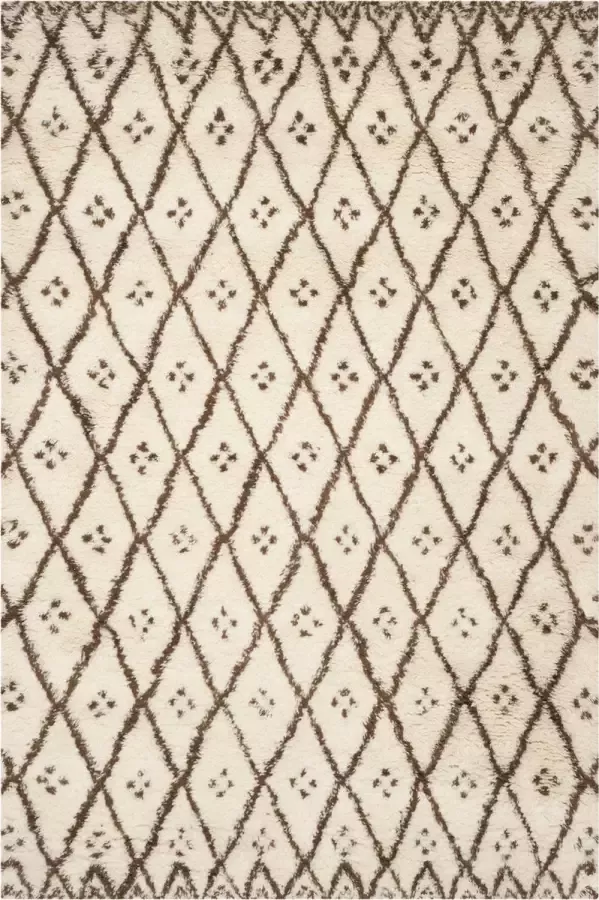 Safavieh Moroccan Indoor Woven Area Rug Casablanca Collection CSB839 in Grey & Neutral 183 X 274 cm