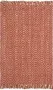 Safavieh Natural Fiber Indoor Geweven Vloerkleed Natural Fiber Collectie NF445 in Roest 91 X 152 cm - Thumbnail 1