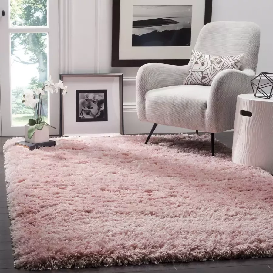 Safavieh Shag Woven Indoor Rug Polar Shag in Pink 155 X 229 cm
