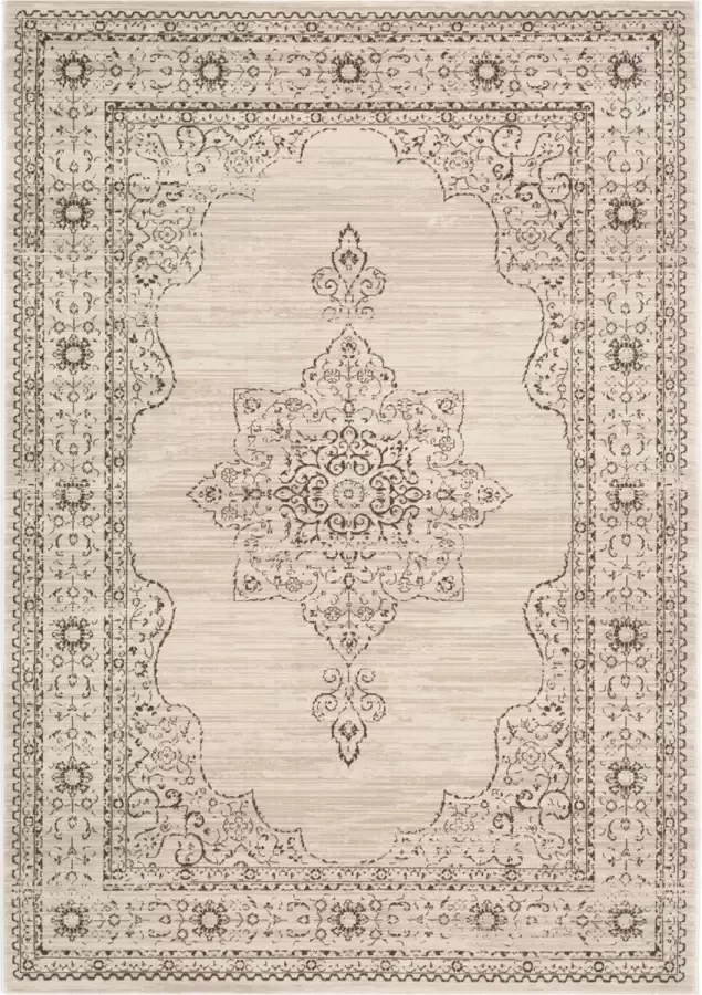 Safavieh Sophisticated Indoor Geweven Vloerkleed Serenity Collectie SER210 in Creme & Goud 244 X 305 cm