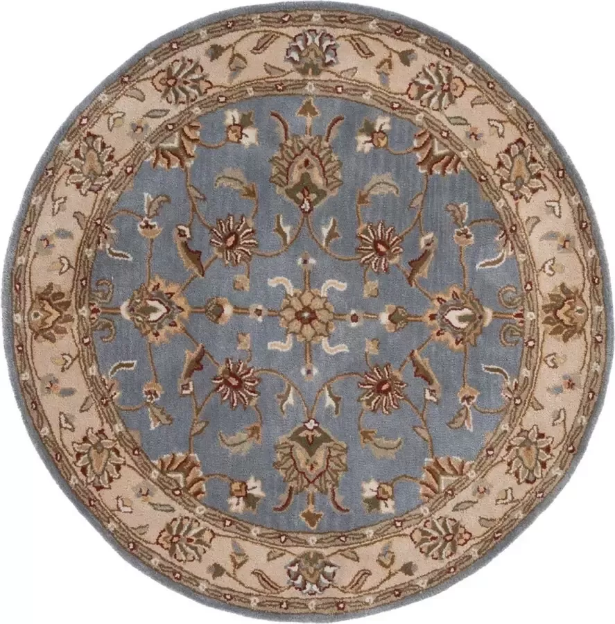 Safavieh Traditional Hand Tufted Indoor Rug Royalty in Blue 152 X 152 cm