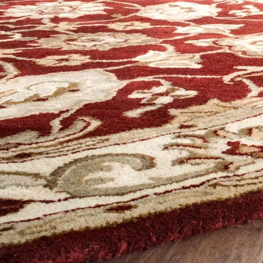 Safavieh Traditional Hand Tufted Indoor Rug Royalty in Red 152 X 152 cm