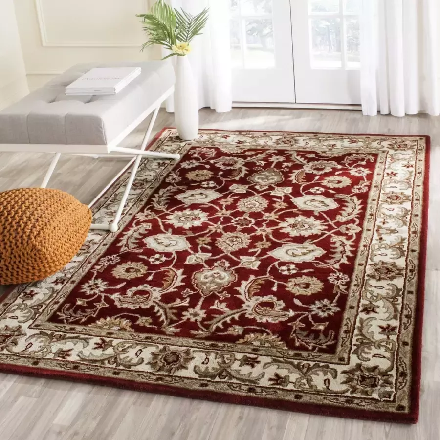 Safavieh Traditional Hand Tufted Indoor Rug Royalty in Red 152 X 213 cm