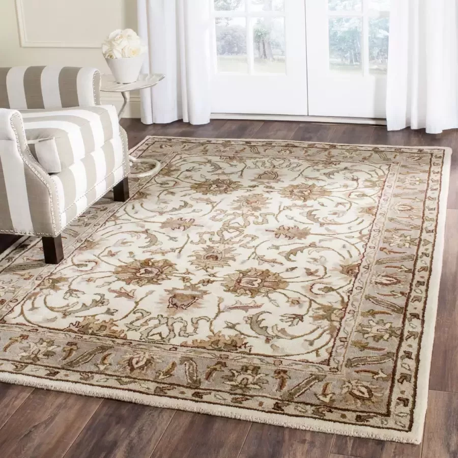 Safavieh Traditional Hand Tufted Indoor Rug Royalty in White 152 X 213 cm