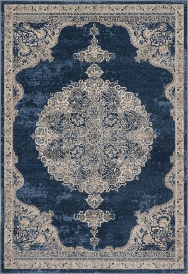 Safavieh Traditional Indoor Woven Area Rug Brentwood Collection BNT867 in Grey & Neutral 160 X 229 cm
