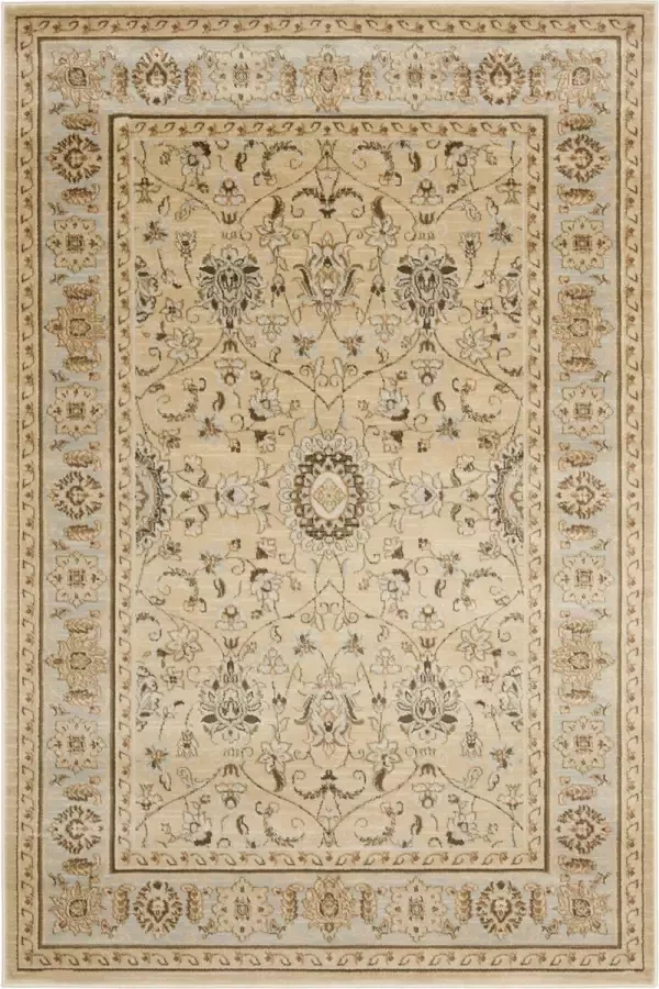 Safavieh Traditioneel Geweven Binnen Vloerkleed Florenteen Collectie FLR127 in Ivoor & Grijs 155 X 231 cm