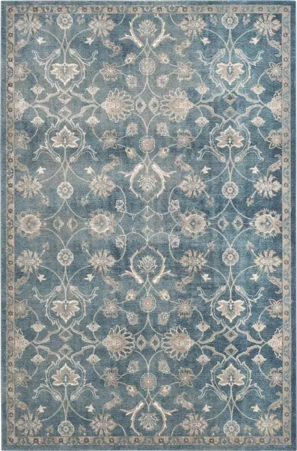 Safavieh Traditioneel Geweven Binnen Vloerkleed Sofia Collectie SOF386 in Blauw & Beige 122 X 170 cm