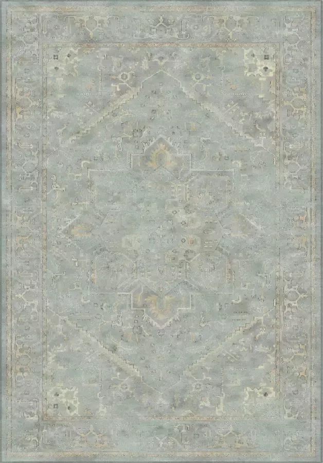 Safavieh Traditioneel Geweven Binnen Vloerkleed Vintage Collectie VTG114 in Grijs & Multi 244 X 340 cm