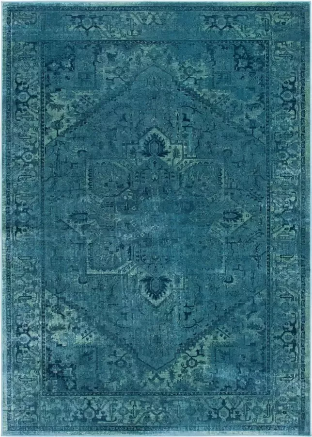 Safavieh Traditioneel Geweven Binnen Vloerkleed Vintage Collectie VTG114 in Turquoise 160 X 229 cm