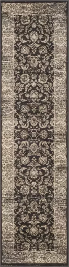 Safavieh Traditioneel Geweven Binnen Vloerkleed Vintage Collectie VTG571 in Zwart & Ivoor 66 X 244 cm