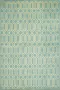 Safavieh Traditioneel Indoor Handgeknoopt Vloerkleed Mozaiek Collectie MOS150 in Aqua & Licht Goud 122 X 183 cm - Thumbnail 1