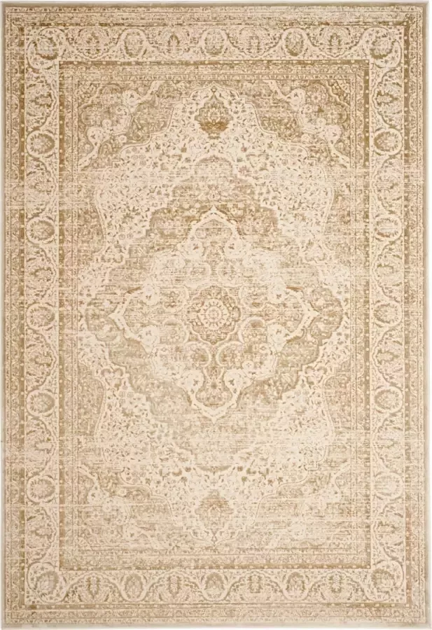 Safavieh Transitional Indoor Geweven Gebiedsdeken Noble Collection NBL692 in Licht Beige & Crème 155 X 229 cm