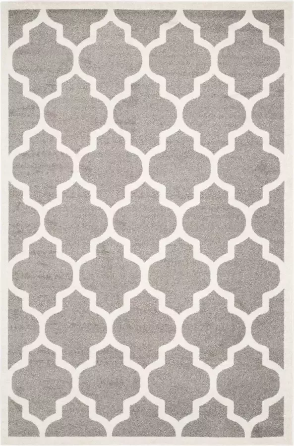 Safavieh Trellis Indoor Outdoor Geweven Vloerkleed Amherst Collectie AMT420 in Donkergrijs & Beige 183 X 274 cm - Foto 2