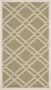 Safavieh Trellis Indoor Outdoor Woven Area Rug Courtyard Collection CY6923 in Groen & Beige 61 X 109 cm - Thumbnail 1